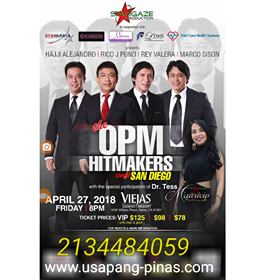 The OPM Hitmakers San Diego Concert April 27, 2018 Viejas Casino & Resort