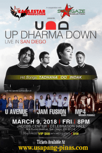 UP Dharma Down Live in San Diego March 9 2018 US Tour