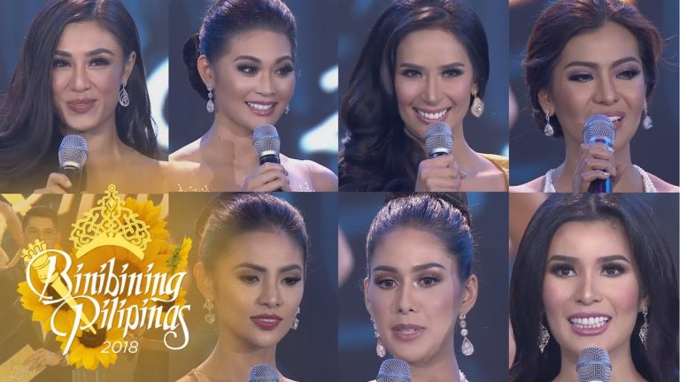Binibining Pilipinas 2018 Pageant Top 15 Q&A Part 1