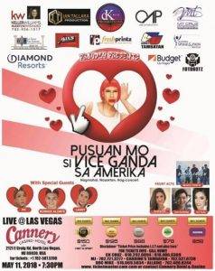 Pusuan Mo Si Vice Ganda Sa Amerika Las Vegas Concert May 11 2018