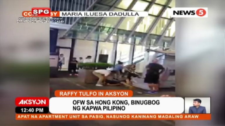 VIRAL: OFW SA HONG KONG, NANAKIT NG KAPWA PINOY!