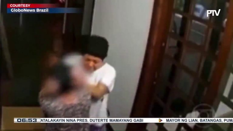 Philippine Ambassador to Brazil, caught on cctv maltreating her house helper