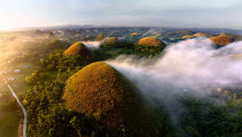 Chocolate Hills in Bohol, Philippines